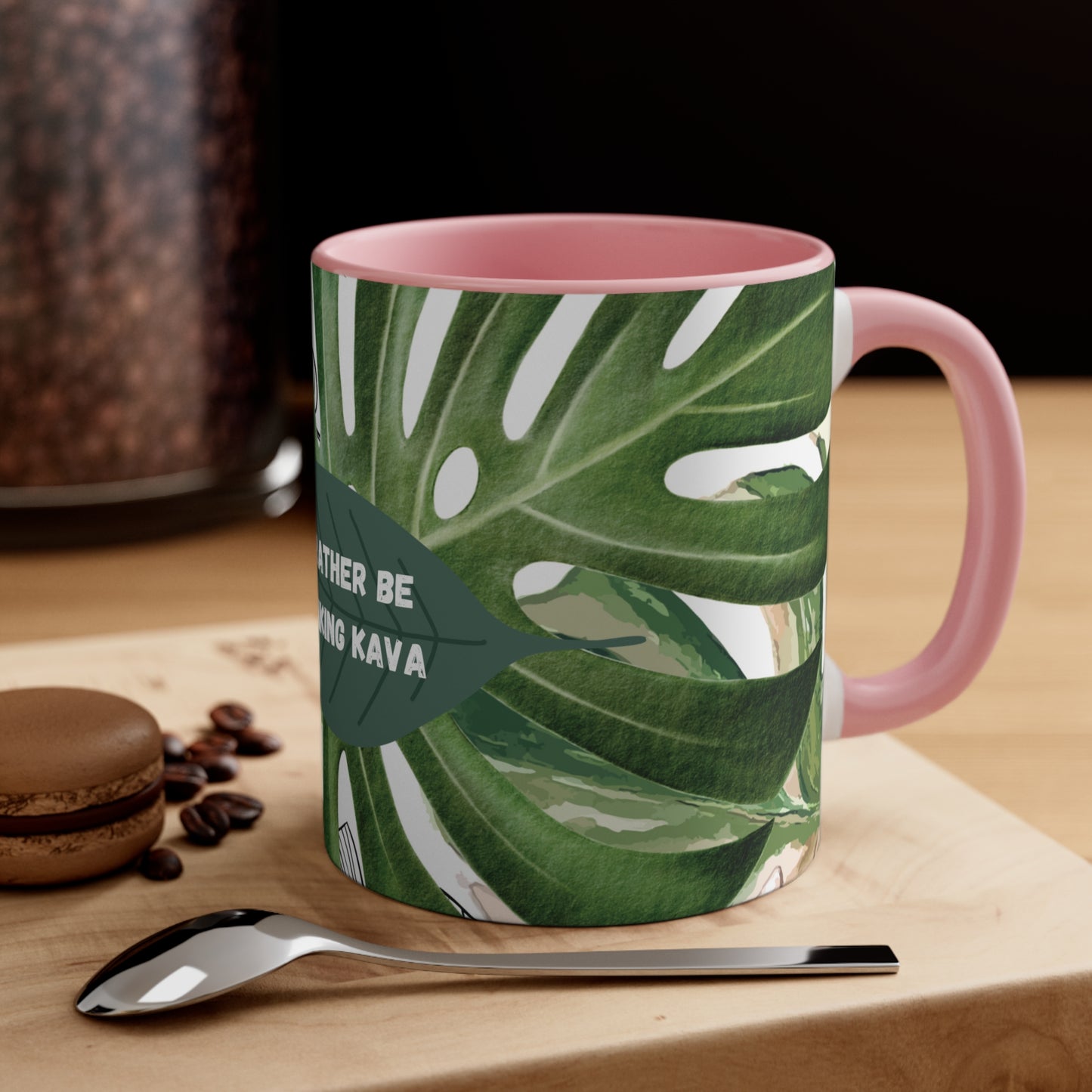 "I'd Rather Be Drinking Kava" Local Nakamal Jungle Wrap Mug πΏπ΅ 11oz