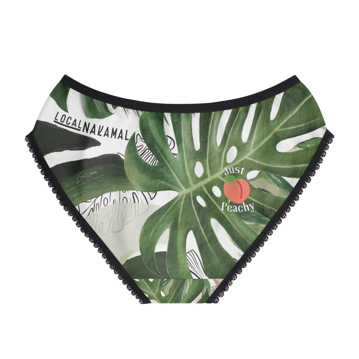 Jungle Wrap - Subtly Peachy: Local Nakamal Women's Briefs