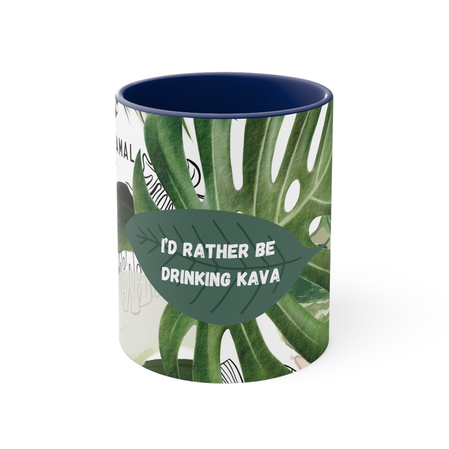 "I'd Rather Be Drinking Kava" Local Nakamal Jungle Wrap Mug πΏπ΅ 11oz