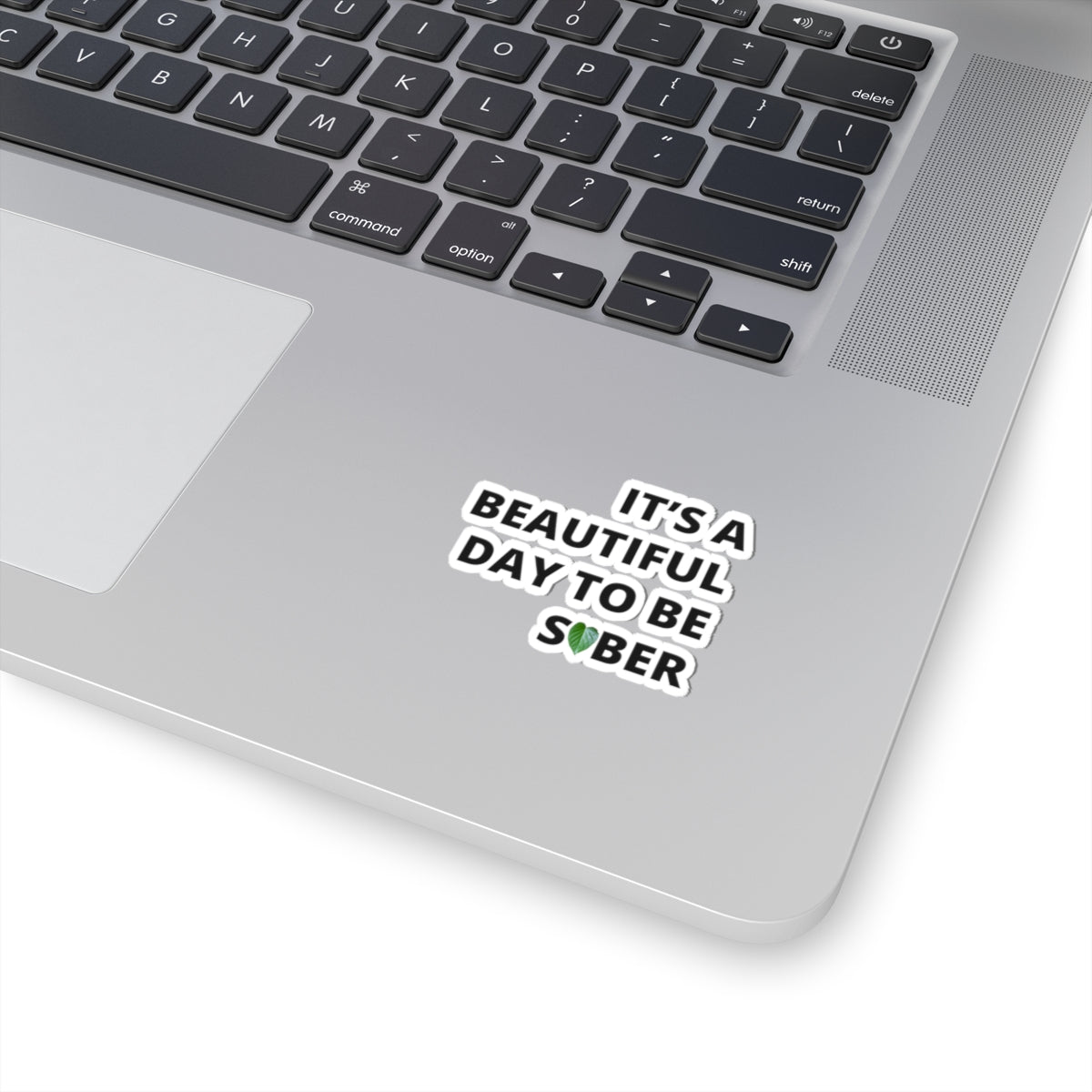 "Beautiful Day to be Sober" Kava Leaf Sticker