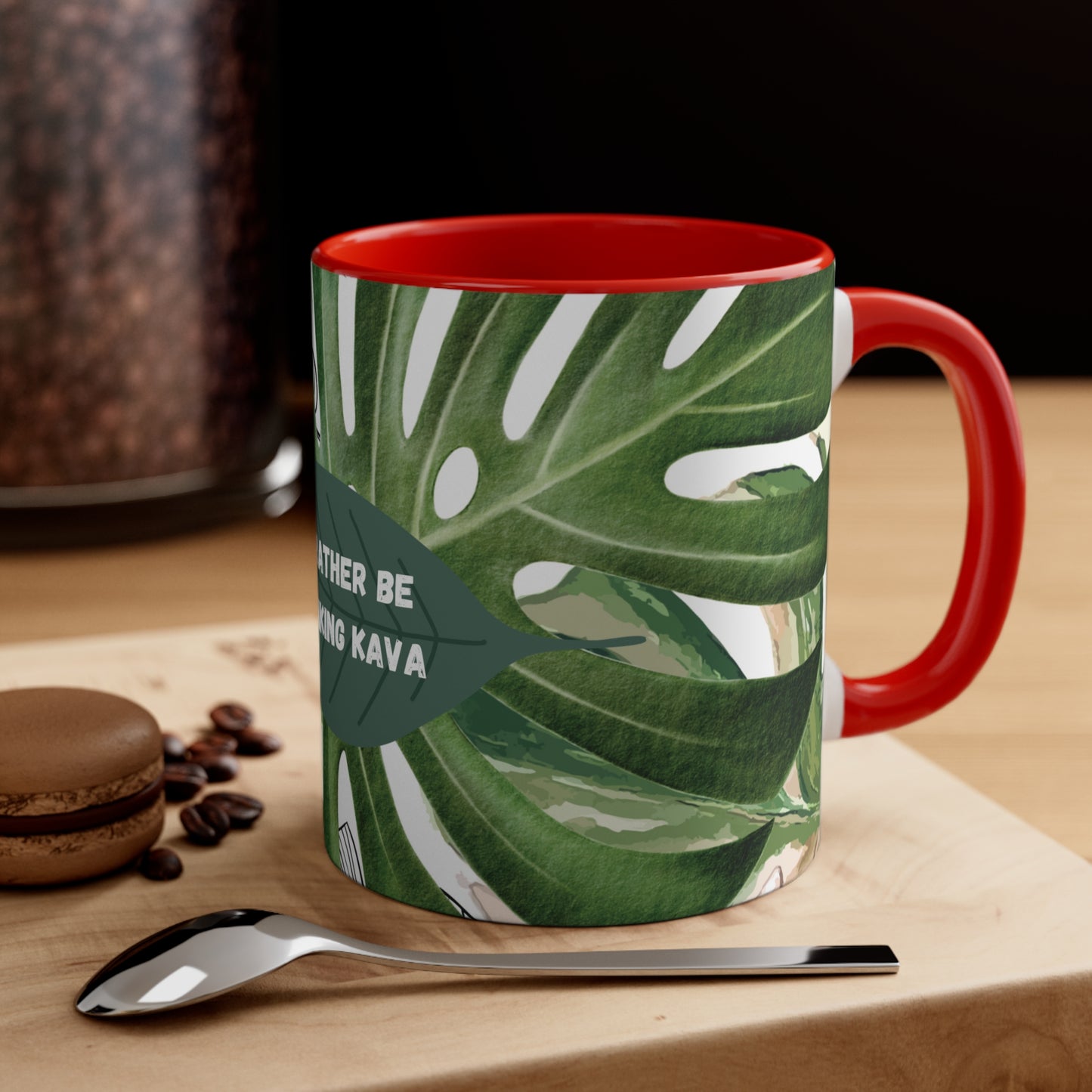 "I'd Rather Be Drinking Kava" Local Nakamal Jungle Wrap Mug πΏπ΅ 11oz
