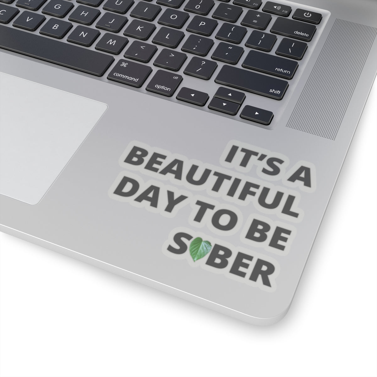 "Beautiful Day to be Sober" Kava Leaf Sticker