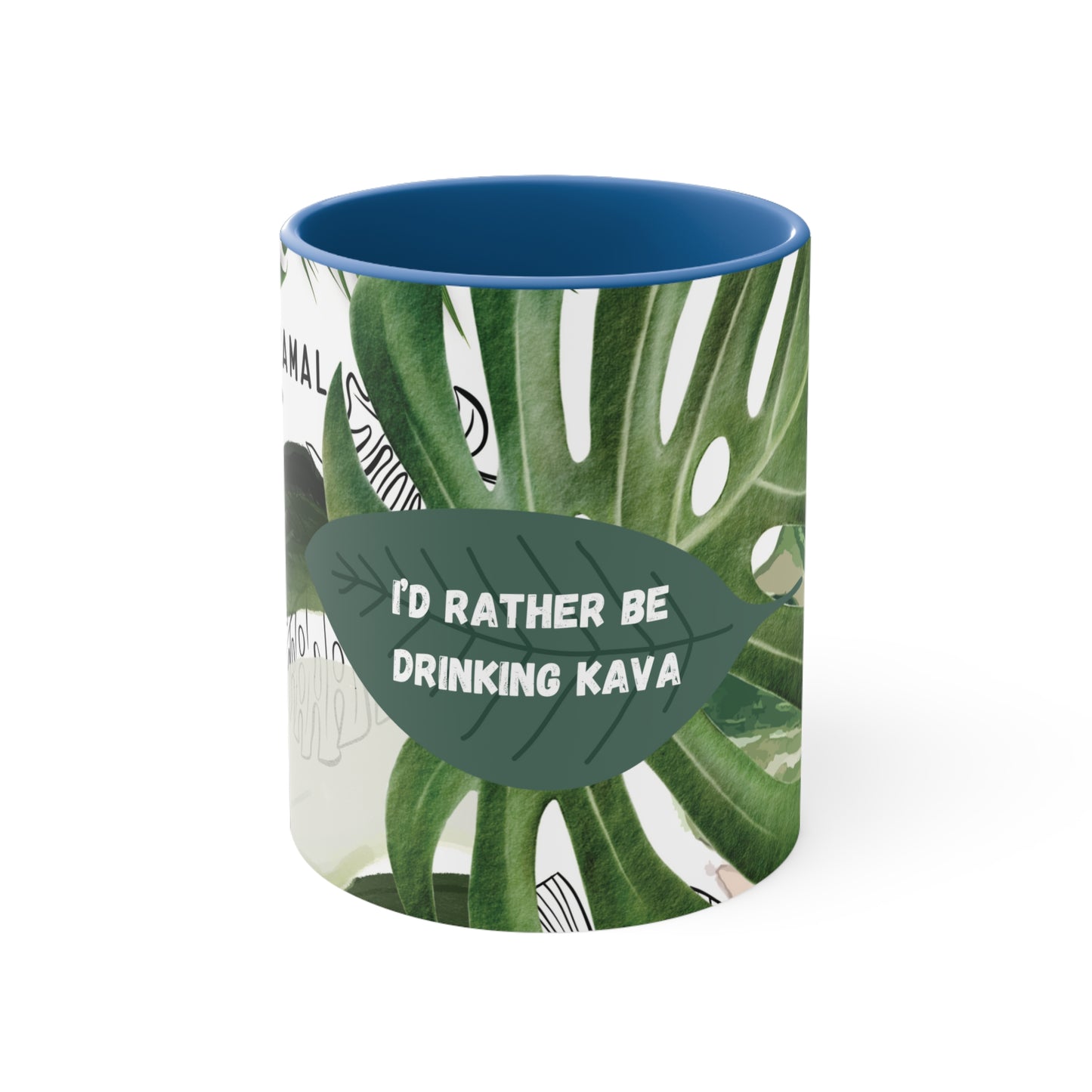"I'd Rather Be Drinking Kava" Local Nakamal Jungle Wrap Mug πΏπ΅ 11oz
