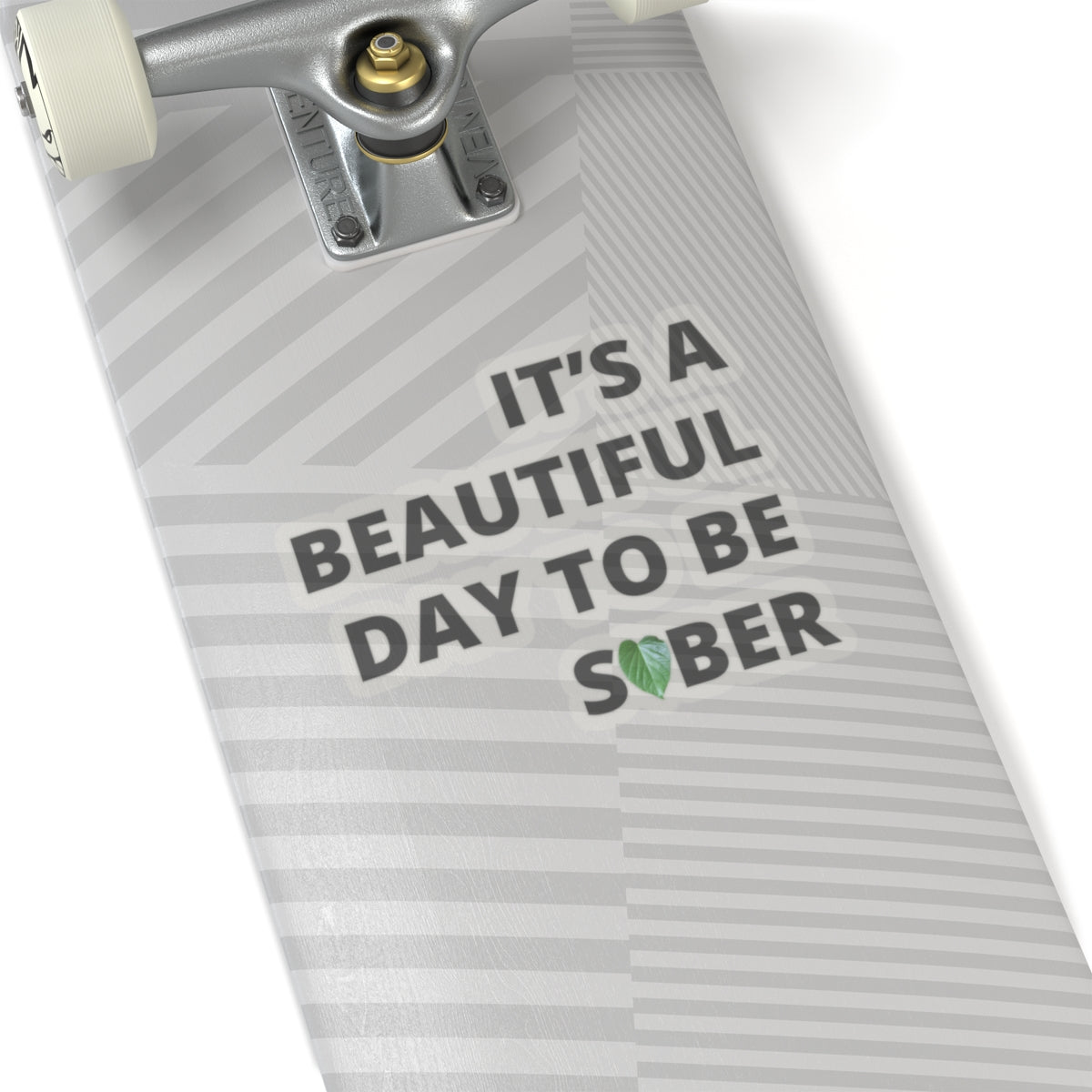 "Beautiful Day to be Sober" Kava Leaf Sticker