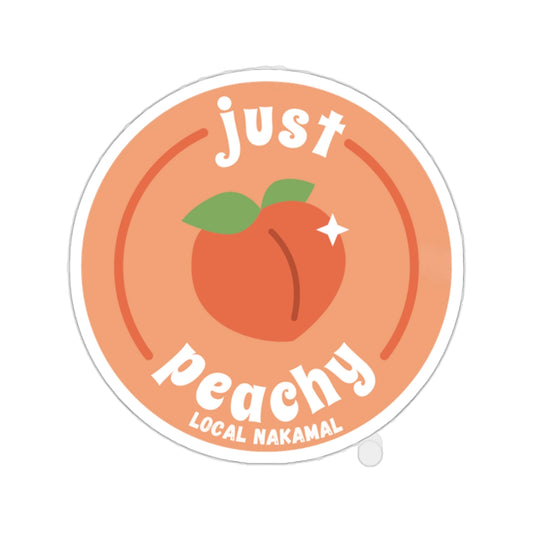 Just Peachy Sticker