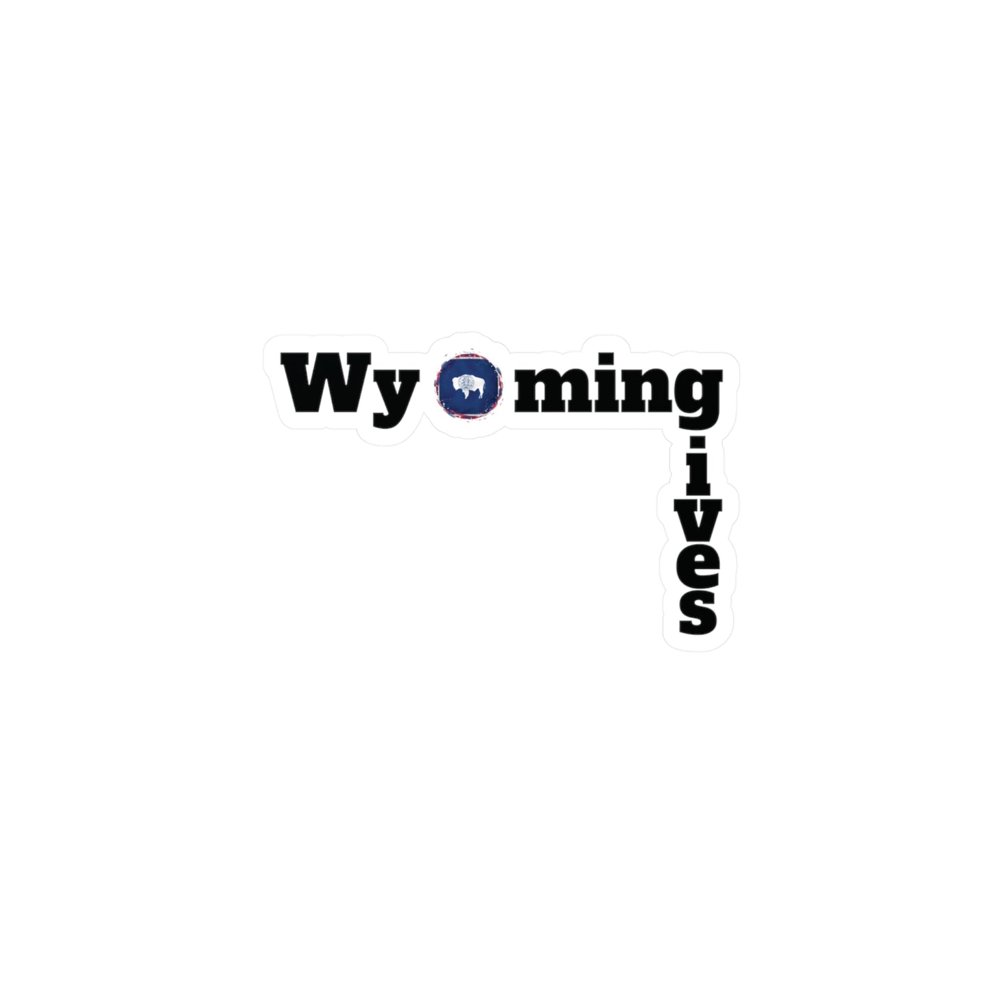 "Wyoming GIVES" - Stickers for a CAUSE