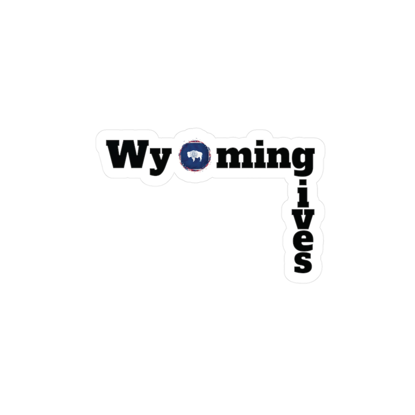 "Wyoming GIVES" - Stickers for a CAUSE