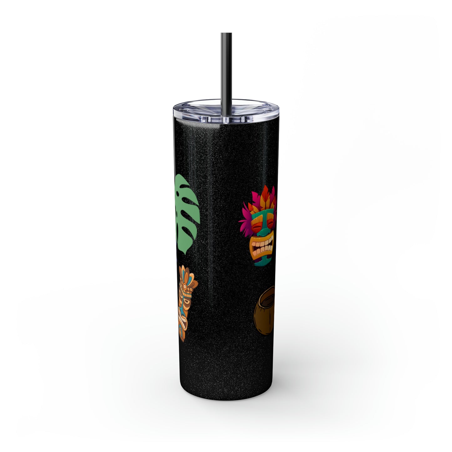 May or May Not Be Kava - Local Nakamal: Skinny Tumbler with Straw, 20oz