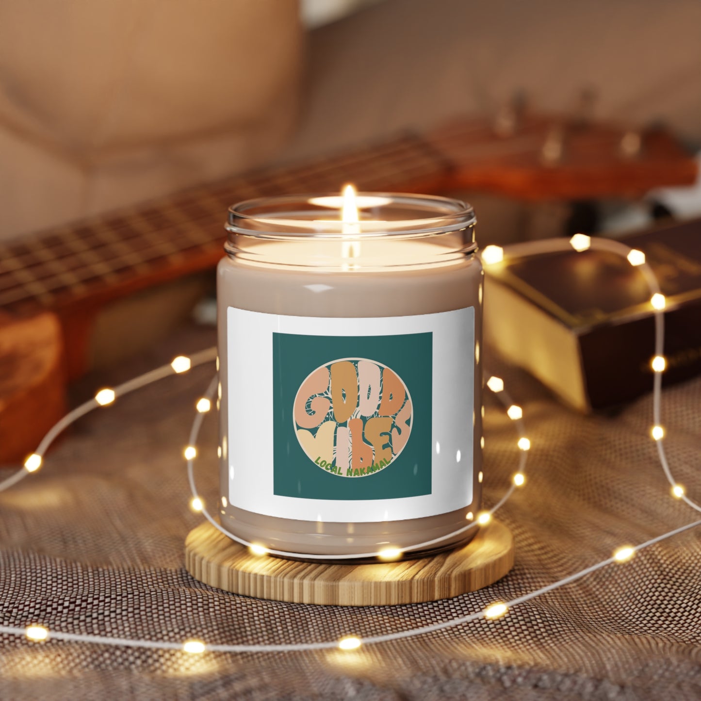 GOOD VIBES: Apple Harvest Local Nakamal Scented Soy Candle, 9oz