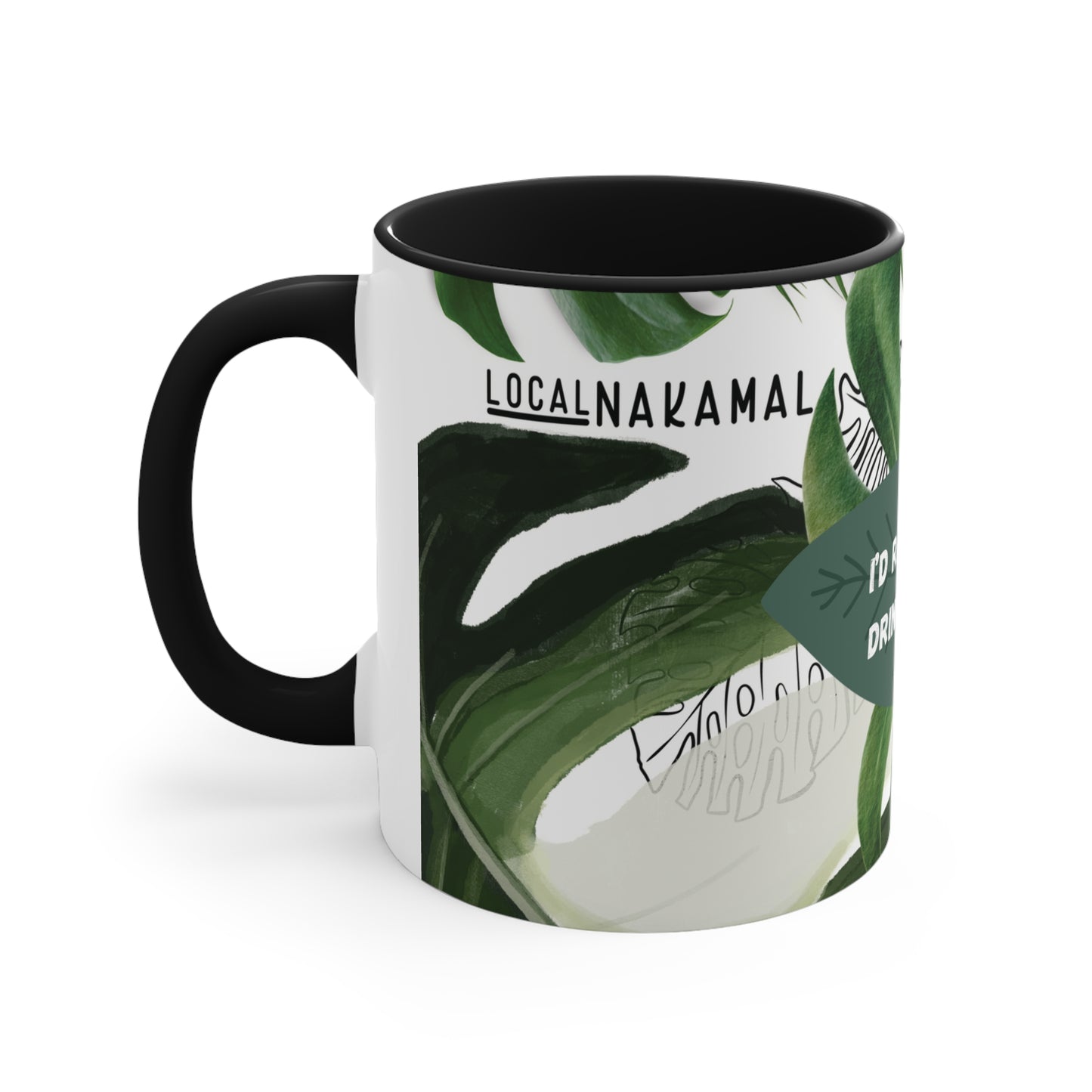 "I'd Rather Be Drinking Kava" Local Nakamal Jungle Wrap Mug 🌿🍵 11oz