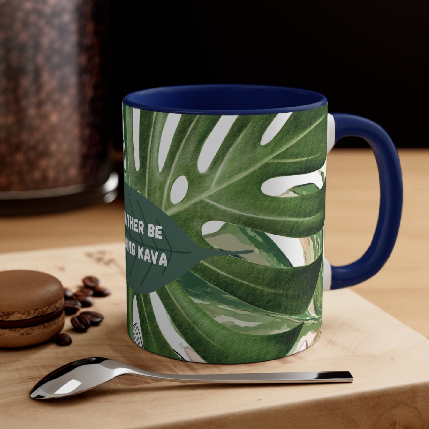 "I'd Rather Be Drinking Kava" Local Nakamal Jungle Wrap Mug 🌿🍵 11oz