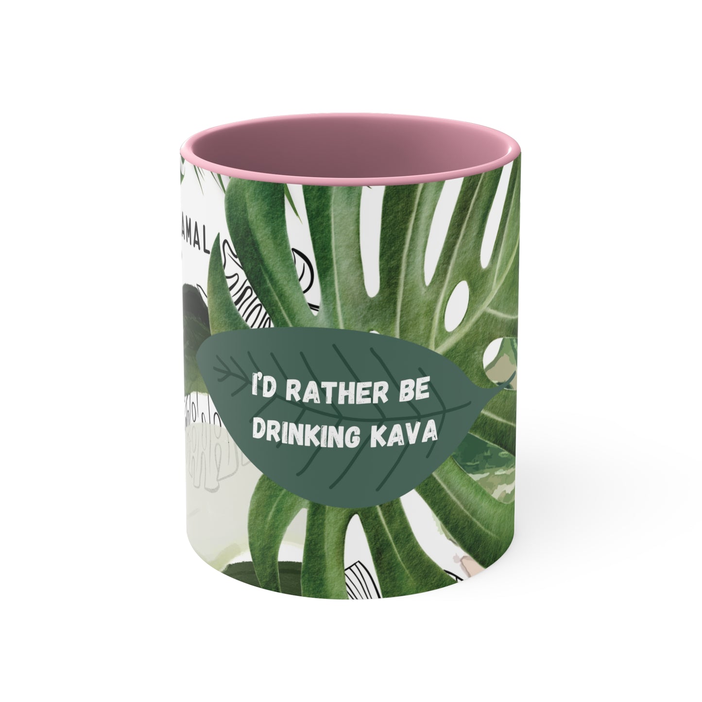 "I'd Rather Be Drinking Kava" Local Nakamal Jungle Wrap Mug 🌿🍵 11oz