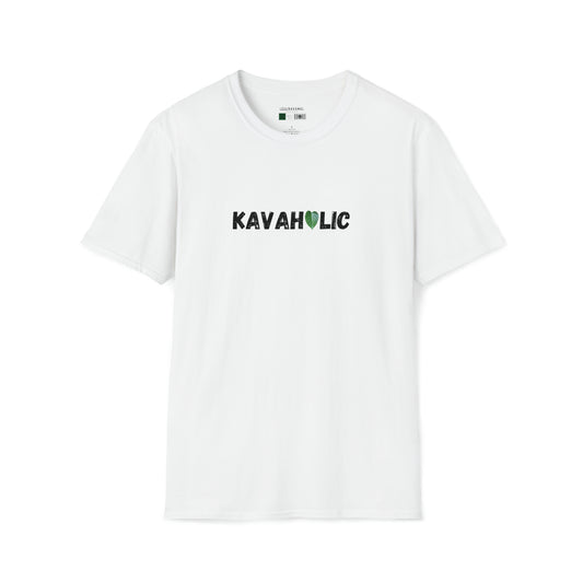 "Kavaholic" Playful Wordplay T-Shirt