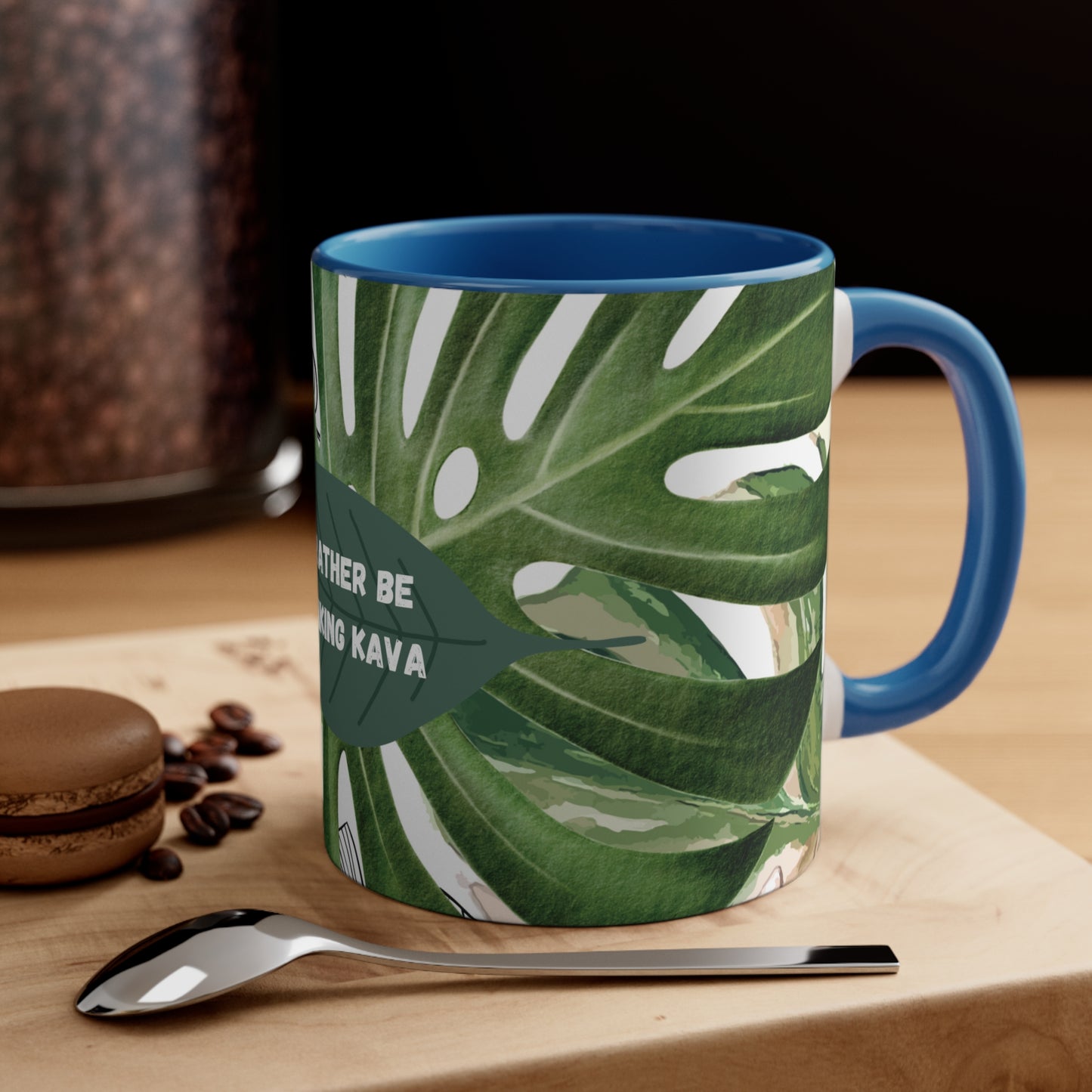 "I'd Rather Be Drinking Kava" Local Nakamal Jungle Wrap Mug 🌿🍵 11oz