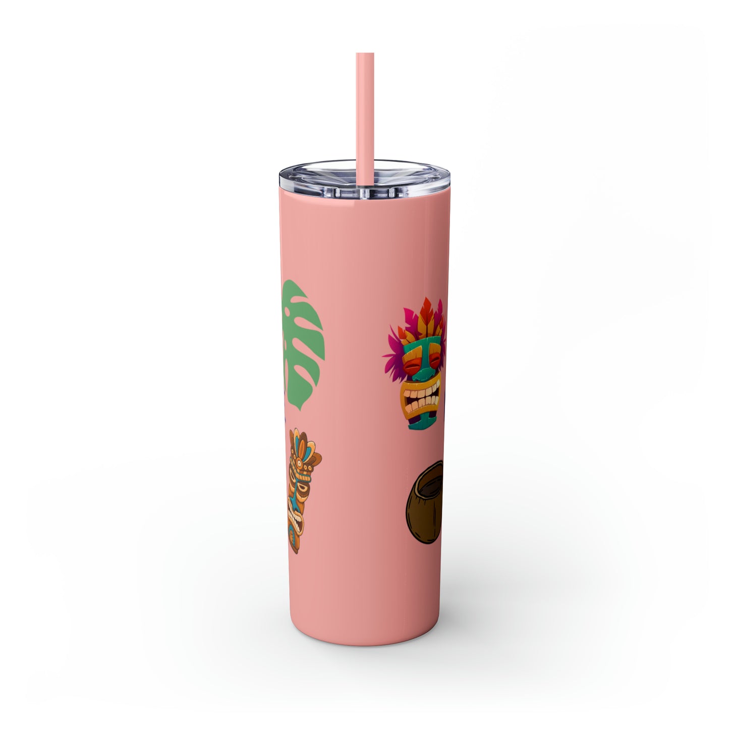 May or May Not Be Kava - Local Nakamal: Skinny Tumbler with Straw, 20oz