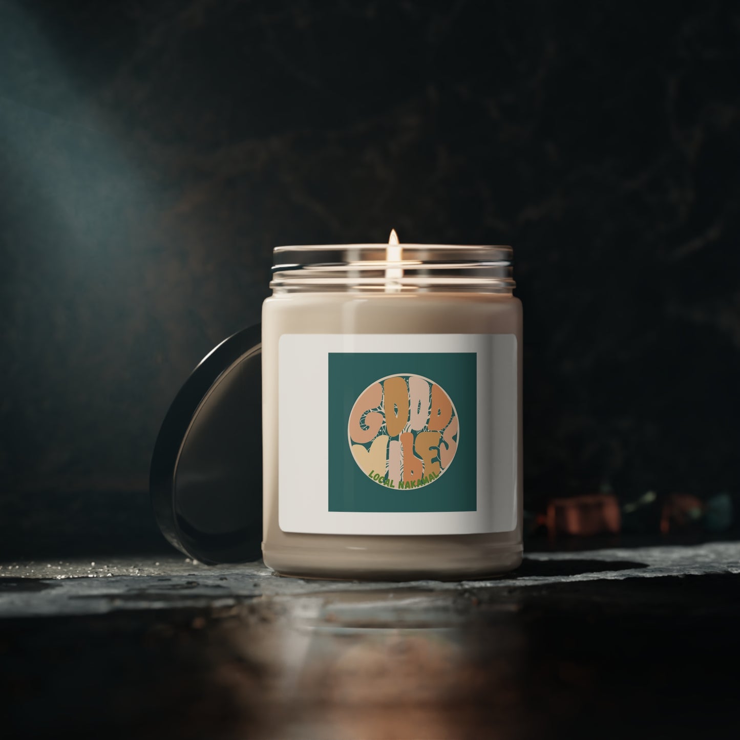 GOOD VIBES: Apple Harvest Local Nakamal Scented Soy Candle, 9oz