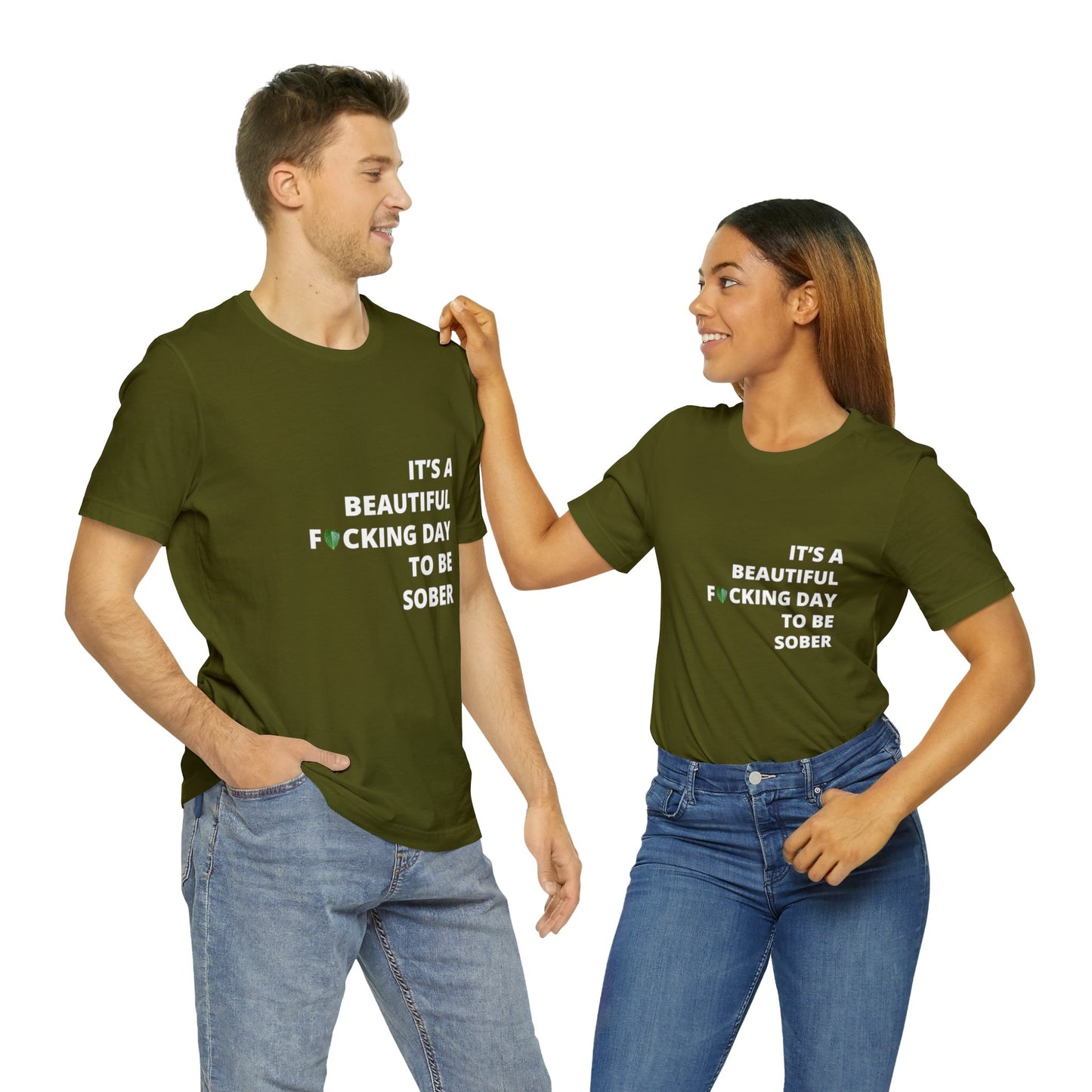 Embrace Sobriety with Style: "It's a Beautiful Day to be FN Sober" T-Shirt