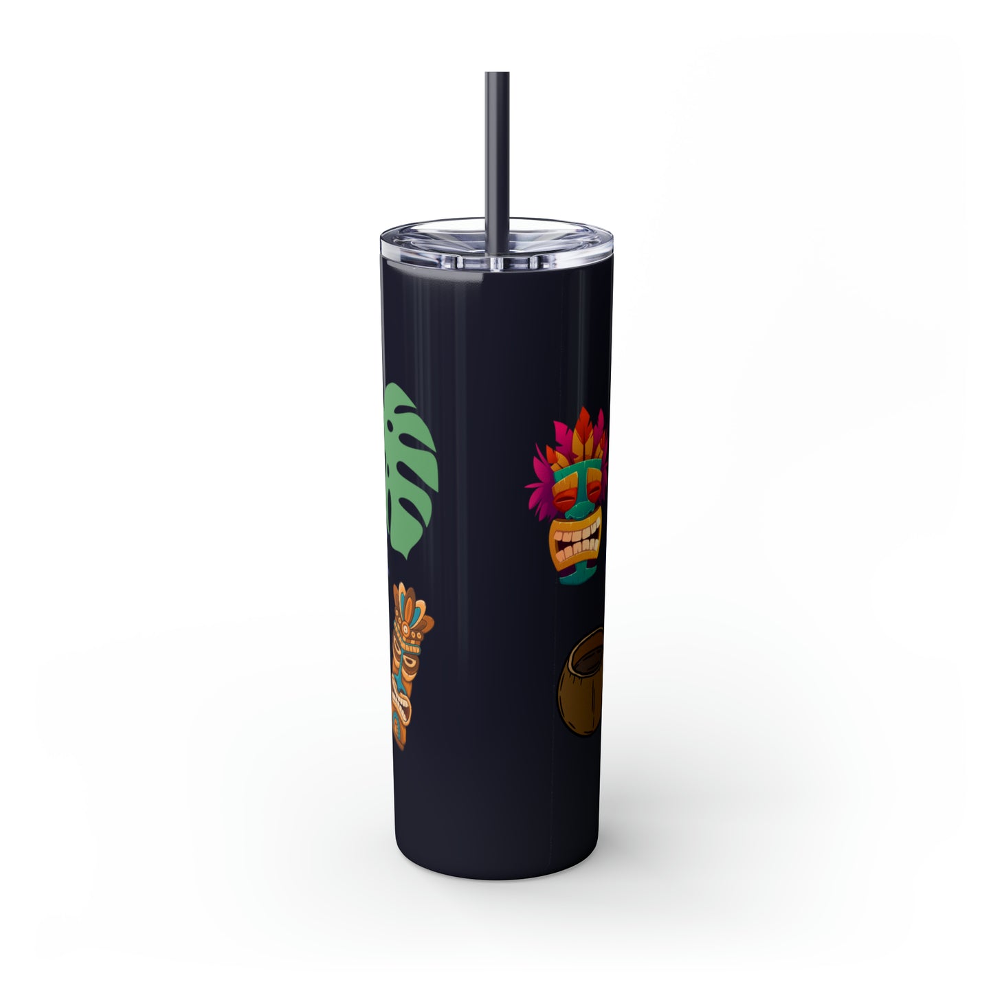 May or May Not Be Kava - Local Nakamal: Skinny Tumbler with Straw, 20oz