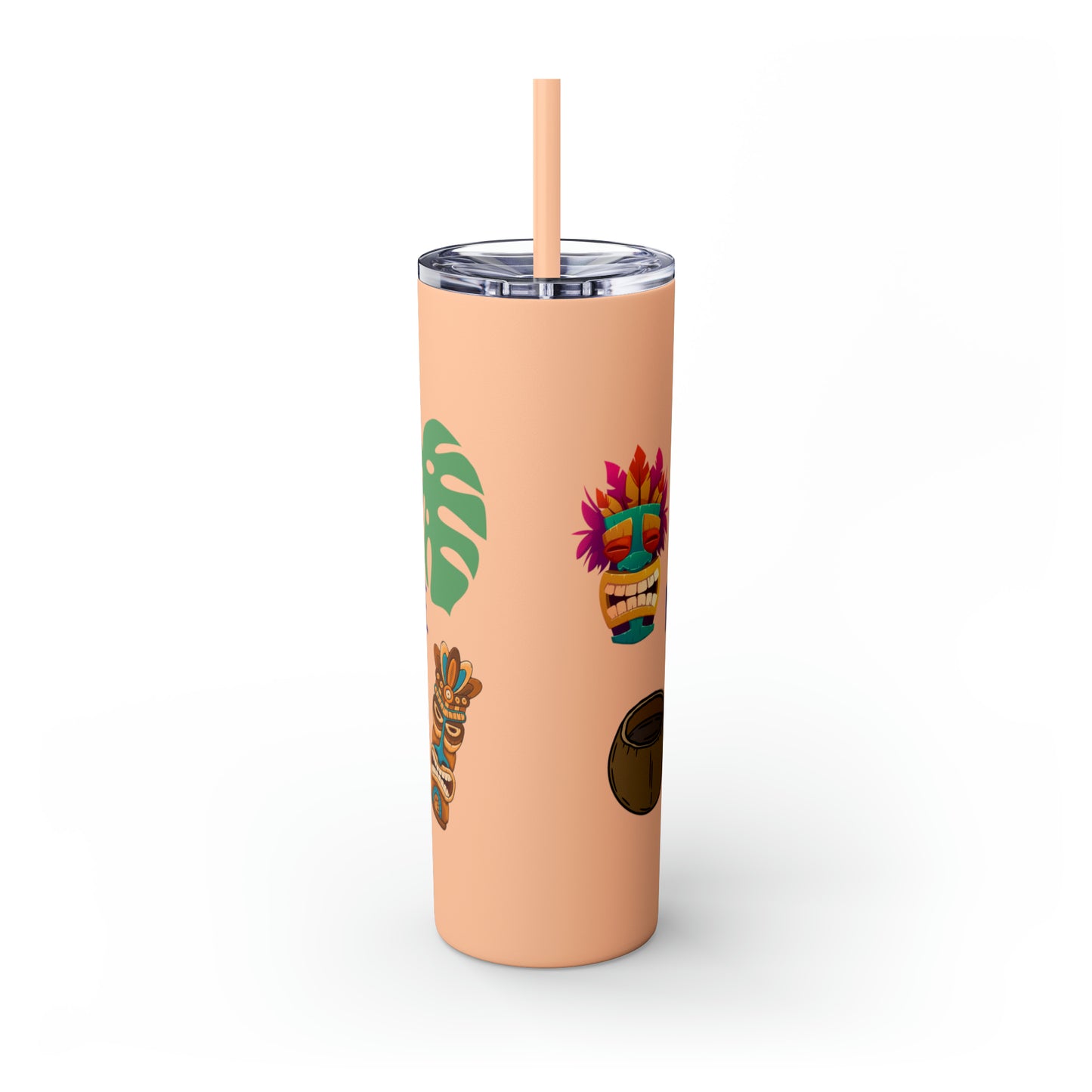 May or May Not Be Kava - Local Nakamal: Skinny Tumbler with Straw, 20oz