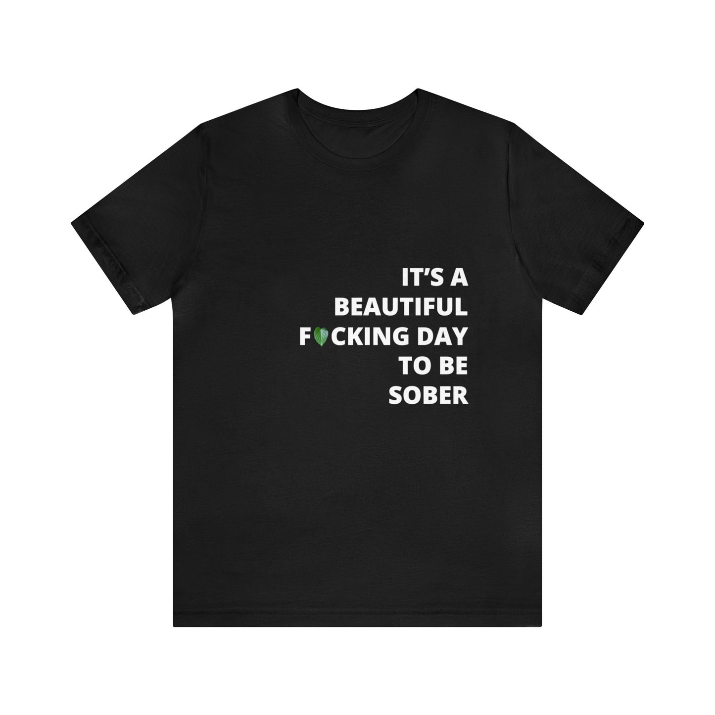 Embrace Sobriety with Style: "It's a Beautiful Day to be FN Sober" T-Shirt