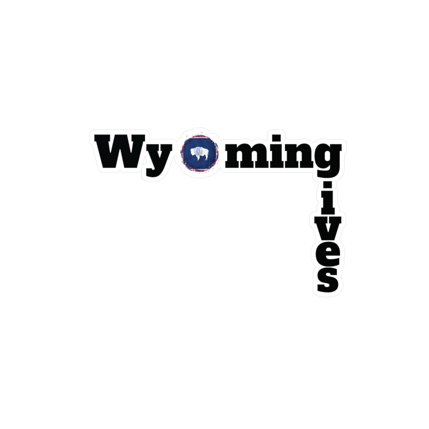 "Wyoming GIVES" - Stickers for a CAUSE