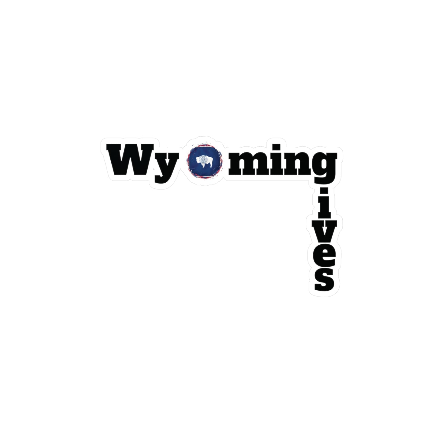 "Wyoming GIVES" - Stickers for a CAUSE