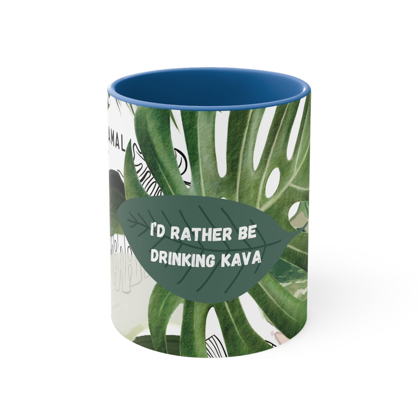 "I'd Rather Be Drinking Kava" Local Nakamal Jungle Wrap Mug 🌿🍵 11oz