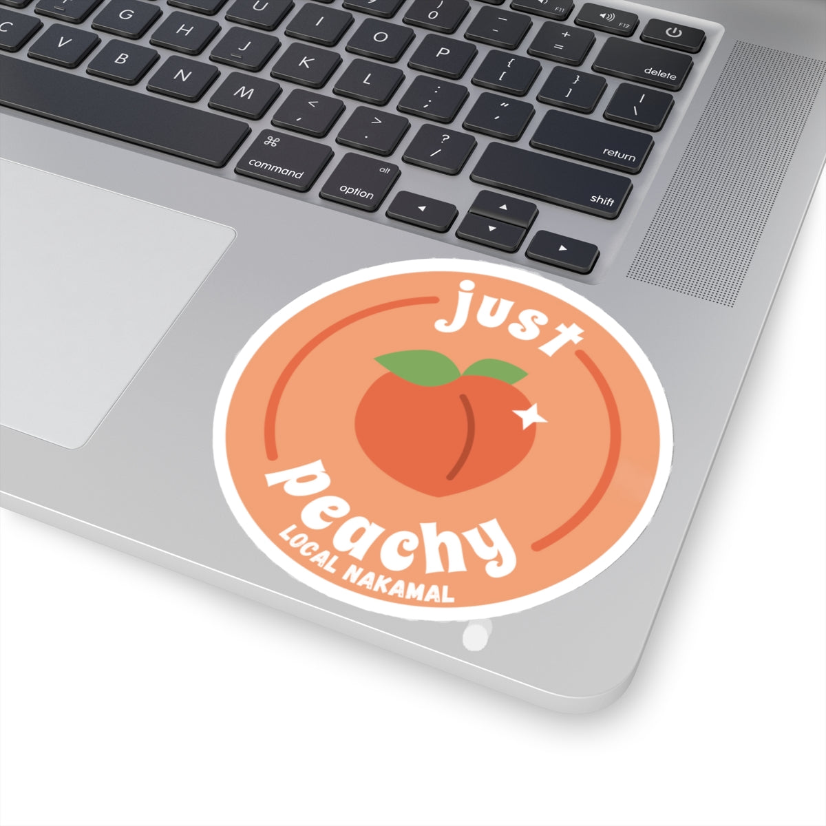 Just Peachy Sticker