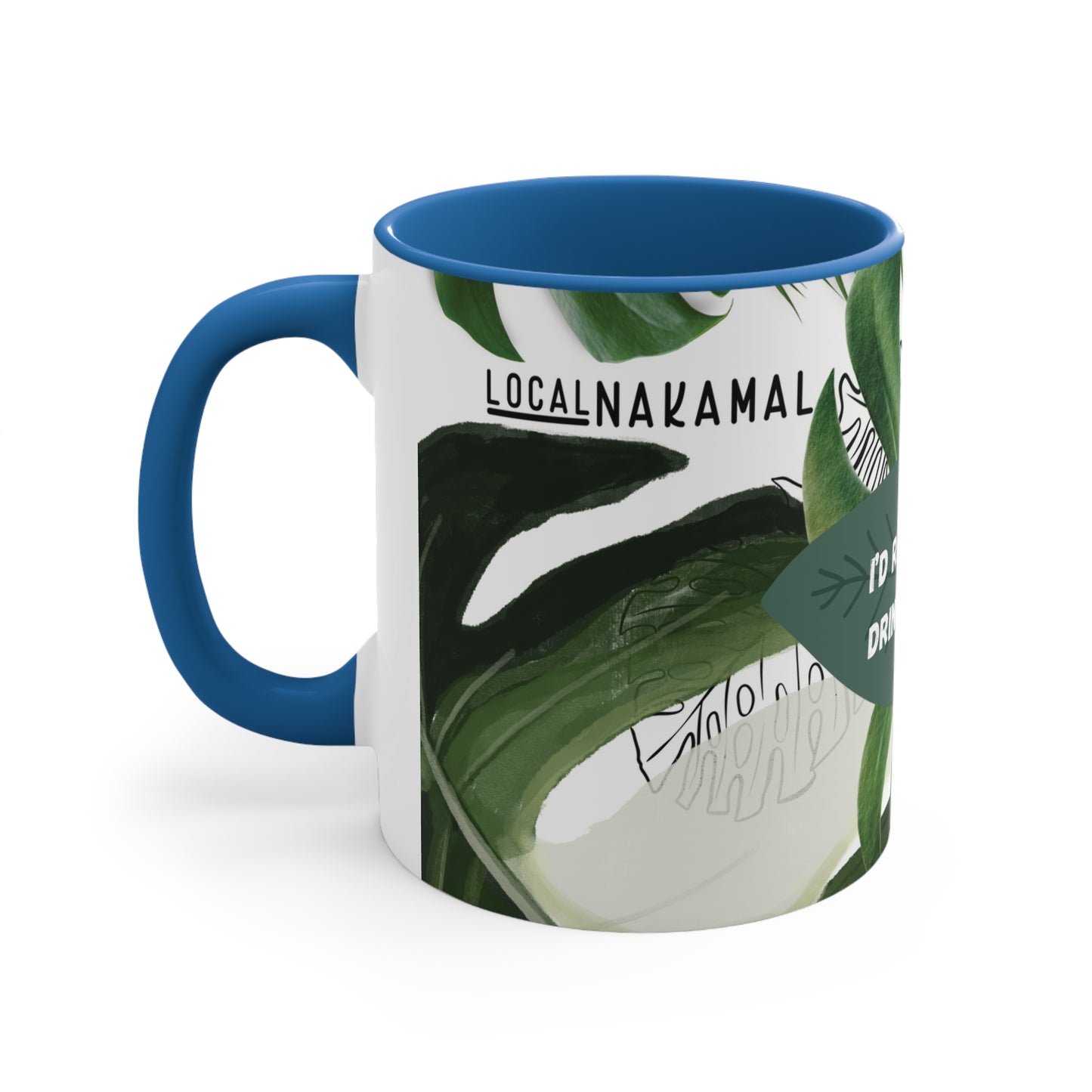 "I'd Rather Be Drinking Kava" Local Nakamal Jungle Wrap Mug 🌿🍵 11oz