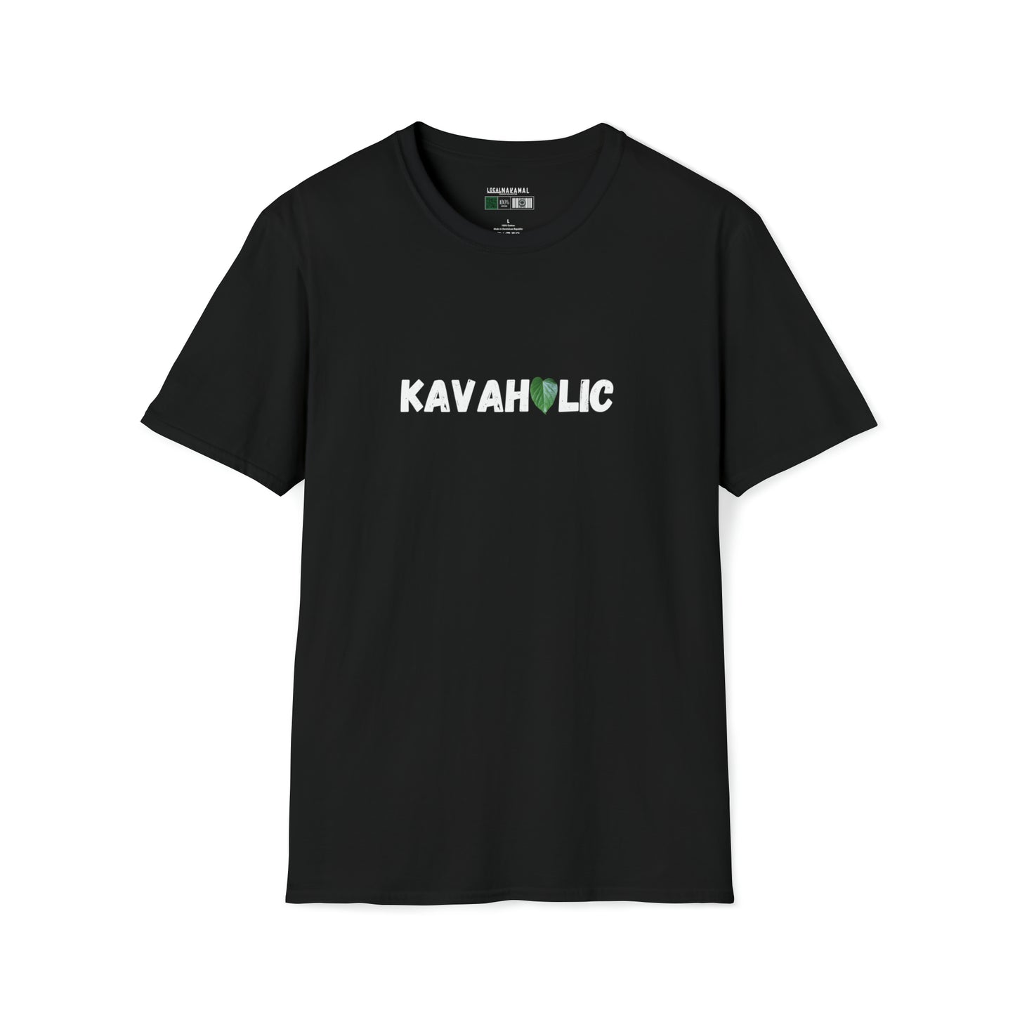 "Kavaholic" Playful Wordplay T-Shirt